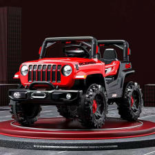 Terep 4x4 piros elektromos játékautó elektromos járgány