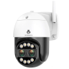  Térfigyelő kamera, WiFi, 8 MP, 4K, 8x digitális zoom, mesterséges intelligencia emberérzékelés, éjszakai látás, automatikus követés, kétirányú hang, dupla lencsék, IP66 vízállóság