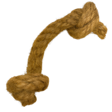  Természetes kókuszrost kötéljáték kutyáknak, 25 cm játék kutyáknak