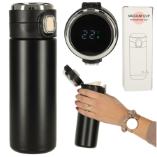 Termosz bögre smart LED kijelzővel, 420ml fekete színben bögrék, csészék