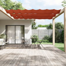 Terrakotta oxford-szövet függőleges napellenző 60 x 1000 cm kerti bútor
