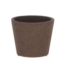 Terrakotta virágcserép, sötétbarna, 12 cm átmérőjű kerti tárolás