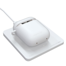 TerraTec ADD Base vezeték nélküli Apple AirPods töltőpad fehér (320999) audió kellék