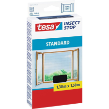Tesa 1,3 x 1,5 m Tépőzáras szúnyogháló ablakra - Antracit szúnyogháló