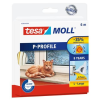 Tesa Ajtó- és ablaktömítő szalag, 9 mm x 6 m, TESA  tesamoll® P profil , fehér