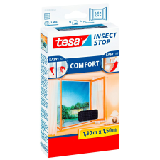 Tesa Comfort szúnyogháló ablakra tépőzáras antracit 130  cm x 150 cm szúnyogháló