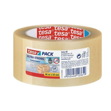 Tesa Csomagolószalag, 50 mm x 66 m, "Ultra Strong", átlátszó ragasztószalag