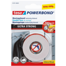  Tesa Extra Power 1,5mx19mm erős kétoldalú ragasztószalag ragasztószalag