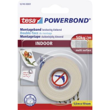 Tesa kétoldalas ragasztószalag extra erős ragasztó felülettel, fehér 1,5mx19mm (55740-00001-00) ragasztószalag