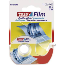 Tesa Kétoldalas ragasztószalag (H x Sz) 7.5 m x 12 mm átlátszó TESA Tesafilm® 57912 (57912) ragasztószalag