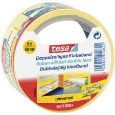 Tesa Kétoldalú ragasztószalag, univerzális, 5 m x 50 mm, TESA® (56170-00004-01) ragasztószalag