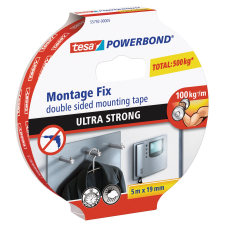 Tesa Powerbond kétoldalas ultraerős rögzítőszalag 5 m x 19 mm ragasztóanyag