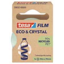 Tesa Ragasztószalag 19mmx10m irodai átlátszó újrahasznosított Tesa Eco &amp; Crystal ragasztószalag