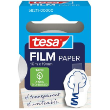 Tesa Ragasztószalag, írható, papír, 19 mm x 10 m, TESA Tesafilm , átlátszó ragasztószalag