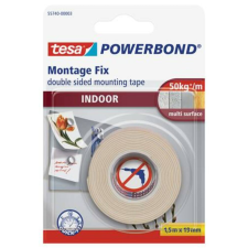 Tesa Ragasztószalag, kétoldalas, beltéri, 19 mm x 1,5 m, TESA Powerbond (TE55740) ragasztószalag