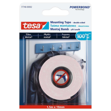 Tesa Rögzítőszalag sima felületekhez 1,5 m x 19 mm 100kg ragasztószalag és takarófólia