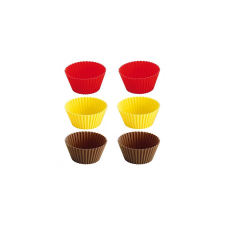 Tescoma 6 db Tescoma Delicia 9 cm-es óriás szilikon muffin kapszli sütés és főzés