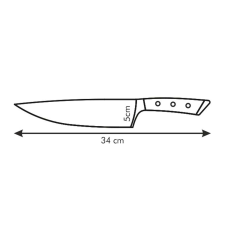 Tescoma AZZA Szakácskés 20 cm kés és bárd