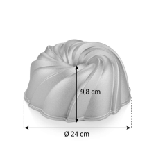 Tescoma DELÍCIA magas kuglóf sütőforma ø 24 cm, szélkerék edény
