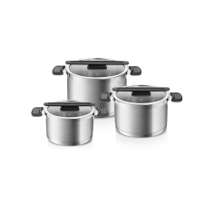 Tescoma Edénykészlet 6 db rozsdamentes acél és műanyag COMPACT 779610.00 konyhai eszköz