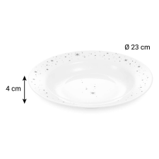 Tescoma GRACIE Stella Mélytányér ø 23 cm tányér és evőeszköz