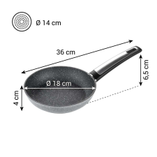 Tescoma i-PREMIUM Stone serpenyő ø 18 cm edény