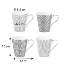 Tescoma myCOFFEE, 4 db, Empire bögrék, csészék