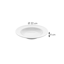 Tescoma OPUS STRIPES Mélytányér ø 27 cm tányér és evőeszköz