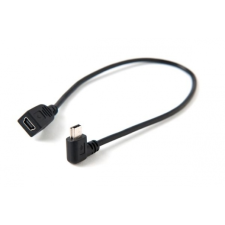 Tether Tools CU5463LT USB Mini-B (apa 90° - anya) kábel 0.3m - Fekete (CU5463LT) kábel és adapter