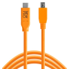 TETHERTOOLS TetherPro USB-C to 2.0 Micro-B 5-Pin 4.6m narancssárga