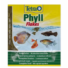 Tetra | Phyll Flakes | Lemezes táplálék | Díszhalak számára - 12 g haleledel