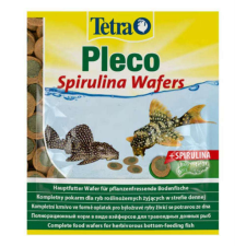 Tetra Pleco Spirulina Wafers - díszhaltáp (növényevő) algaevő halak részére (15g) haleledel
