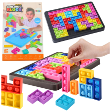Tetris Pop It színes puzzle játék gyerekeknek társasjáték