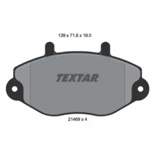 TEXTAR fékbetétkészlet, tárcsafék 2146901 autóalkatrész
