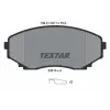 TEXTAR fékbetétkészlet, tárcsafék 2351501