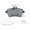 TEXTAR fékbetétkészlet, tárcsafék 2407701