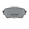 TEXTAR fékbetétkészlet, tárcsafék 2430101
