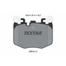 TEXTAR fékbetétkészlet, tárcsafék 2681901 autóalkatrész