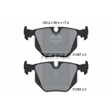 TEXTAR fékbetétkészlet, tárcsafék TEXTAR 2148703 autóalkatrész