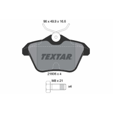 TEXTAR fékbetétkészlet, tárcsafék TEXTAR 2160601 autóalkatrész