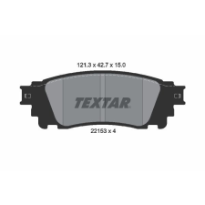 TEXTAR fékbetétkészlet, tárcsafék TEXTAR 2215301 autóalkatrész