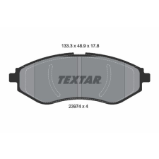 TEXTAR fékbetétkészlet, tárcsafék TEXTAR 2397401 autóalkatrész