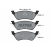 TEXTAR fékbetétkészlet, tárcsafék TEXTAR 2403601