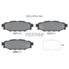 TEXTAR fékbetétkészlet, tárcsafék TEXTAR 2427101 autóalkatrész