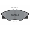 TEXTAR fékbetétkészlet, tárcsafék TEXTAR 2524601