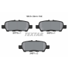 TEXTAR fékbetétkészlet, tárcsafék TEXTAR 2577801
