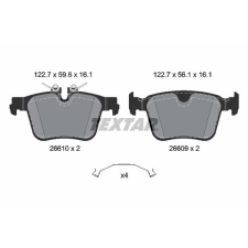 TEXTAR fékbetétkészlet, tárcsafék TEXTAR 2661001 autóalkatrész