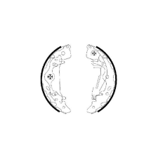 TEXTAR fékpofakészlet TEXTAR 91065800 autóalkatrész