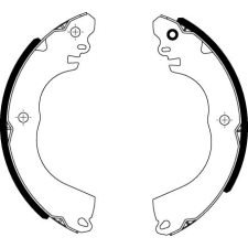 TEXTAR fékpofakészlet TEXTAR 91082000 autóalkatrész