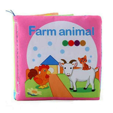 Textil babakönyv- A farm állatai egyéb bébijáték